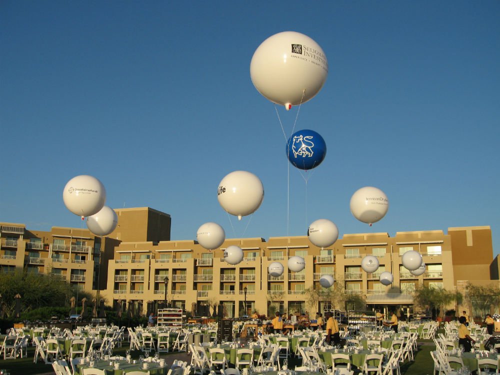 4 feet in diameter reusable large helium balloon