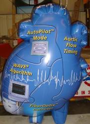 custom balloon - human heart shape helium balloon