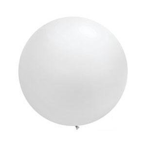 big balloon - white color latex balloon
