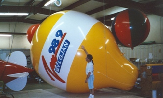 Hot-air balloon shape helium balloon