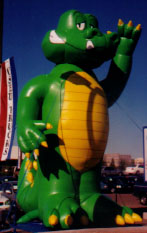 Custom Advertising Balloon - Alligator 25ft.