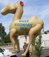 Camel helium inflatables - Radio Station balloon