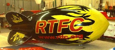 Advertising blimp - 14ft. Flames