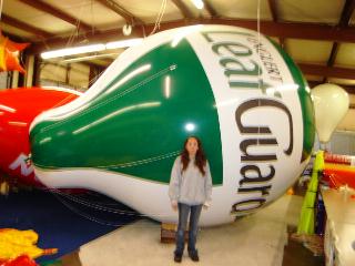 Hot-air balloon shape helium balloon - 17.5 ft.