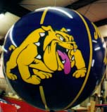 Advertising Balloon - Georgia Lady Dawg helium balloon - 6ft. balloons from $169.00 artwork additional. College mascots are a specialty!