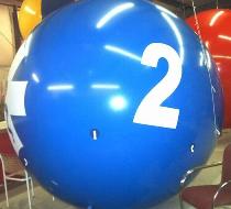 helium advertising balloon
