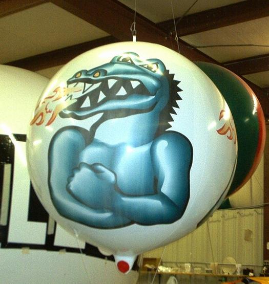 Fire breathing Dragon balloon photo