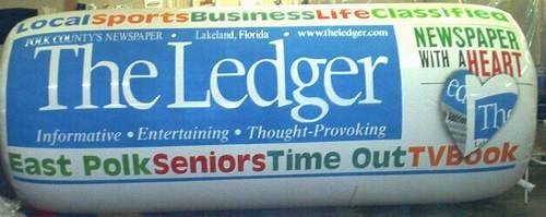 Custom Balloon - Newspaper Replica