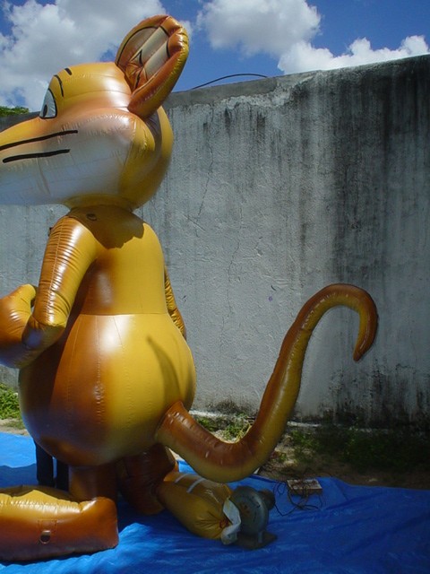 Rat Balloon - rear view