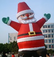 Santa Claus cold-air balloons - 60ft. Santa inflatables available!