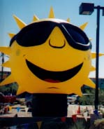 custom advertising sun balloon - sun inflatables