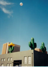 promotional display - advertising balloons World Series Phoenix