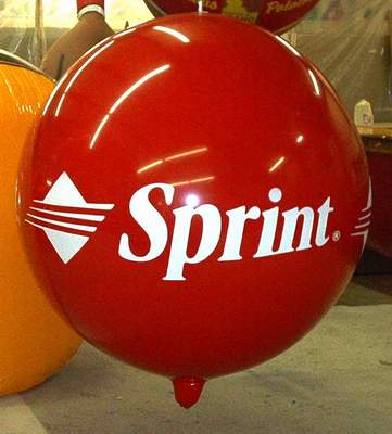 Helium Balloon - Sprint Logo