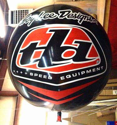 custom advertising balloon - logo