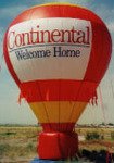 cold-air advertising inflatables - 35ft. hot-air balloon shape