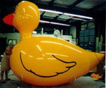 Duck - helium advertising baloon