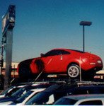 Balloon Arizona - Car Balloons - giant auto inflatables - Nissan 350Z cold-air inflatable.
