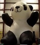 Panda Balloons - giant 25ft. tall Panda cold-air inflatables.