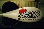 11' blimp with complex artwork - Rock Maple Racing