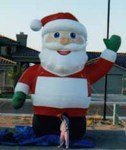 Santa - 12' cold-air inflatable. All types of advertising inflatables!