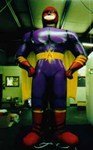 Super Hero - 13' tall custom shape cold-air inflatable