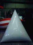 6' helium triangle inflatable - custom helium balloon