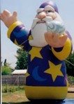 Wizard Inflatables - 25ft. Wizard cold-air balloons for sale and rent.