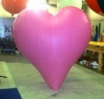 heart shape advertising inflatables