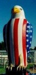 Eagle Inflatable - RWB Patriotic Advertising Inflatables